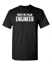 2016 fashion Summer style New men’s t shirts “Trust Me I’m An Engineer” Funny T-shirt summer Short Sleeved Cotton t shirt men