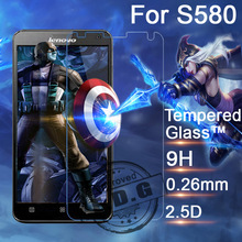 0.26mm 9H Explosion Proof Anti scratch LCD Tempered Glass Film For Lenovo S580 Screen Protector Film