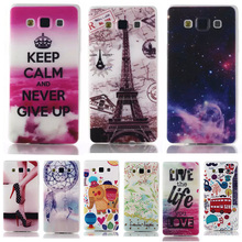Fashion Ultra Thin Gel Soft TPU Pattern Case For SAMSUNG GALAXY A3 A300 A3000 Silicone ShockProof Phone Back Skin Cover Bags