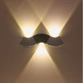 110V 220V Modern triangle led wall light 3W 4W living room backdrop bedroom bedside lamp aisle