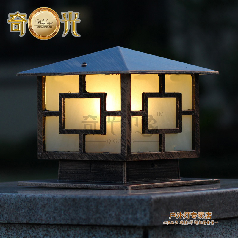 Free shipping outdoor waterproof wall lamp headlights European villas word wall lamppost lamp ...