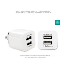 5V 2 1 1A 2 port Dual USB Wall Charger Travel USB Charger for iPhone Samsung