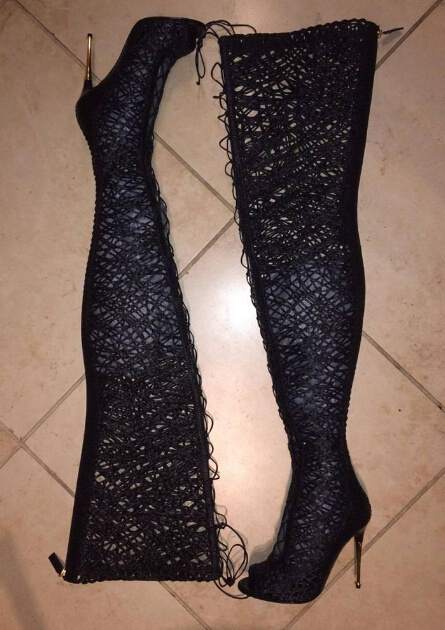 Popular Real Leather Thigh High Boots-Buy Cheap Real Leather Thigh ...