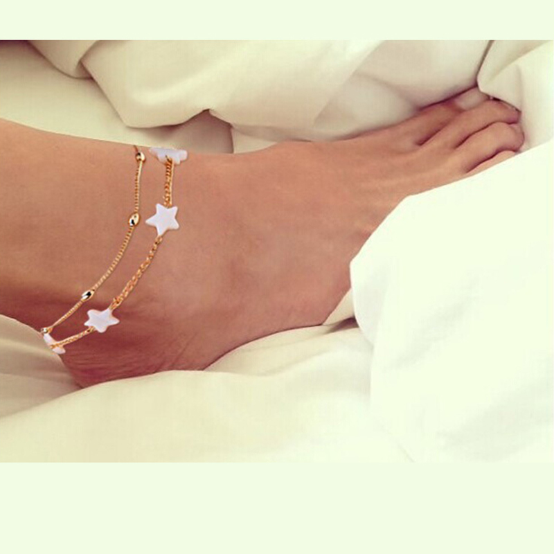 Гаджет  new ankle bracelet  foot jewelry pulseras tobilleras heart simple anklets for women girl gift chaine cheville bracelet cheville None Ювелирные изделия и часы
