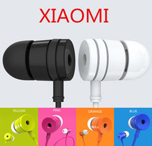 Hot sale XIAOMI Earphone universal 3.5mm In ear Stereo Headset Headphone earbuds audifonos For iphone MP3 With Mic Free shipping