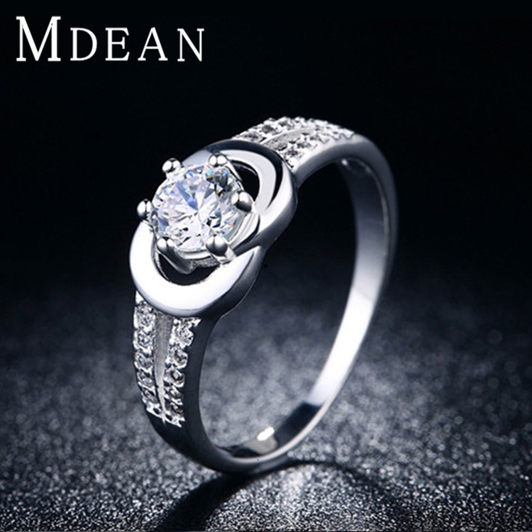 engagement bague Women 925 Sterling Silver Ring Design Fashion Jewelry Wedding Ring Free Shipping MSR020
