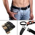 Durable Adjustable Tactical Belt EMT Cool Security Police SWAT Duty Military Belt Black Slider Buckle Rigger