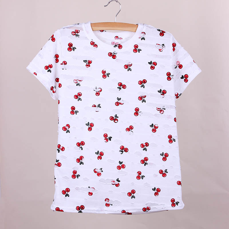 summer print t shirt