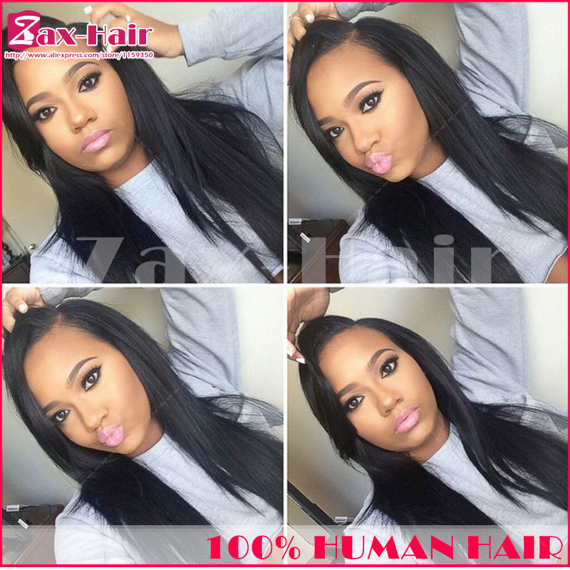 Malaysian glueless full lace wig virgin hair /glueless lace front wig human hair natural hairline 130%-180% density top quality