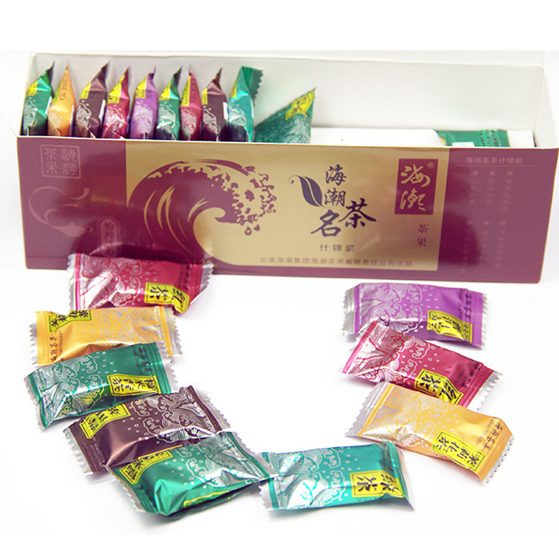 Chinese Tea Blocks Yunnan Mixed Tastes Tea Best Gift Different Type Green and Black Tea Glutinous