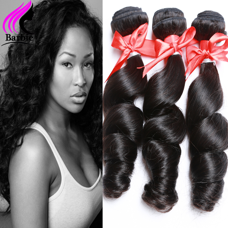 Brazilian Loose Wave Brazilian Virgin Hair Loose Wave 3 Bundles Deals Human Hair Weave Brazilian Hair Weave Bundles VIP Beauty