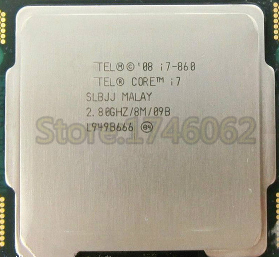   i7 860  Quad-Core (2.8 /L3 = 8 /95 )   Socket LGA 1156   scrattered  i7-860
