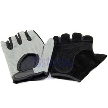 B39 Free Shipping Training Body Building Exercise Gym Weight Lifting Sport Mesh Half Finger Gloves