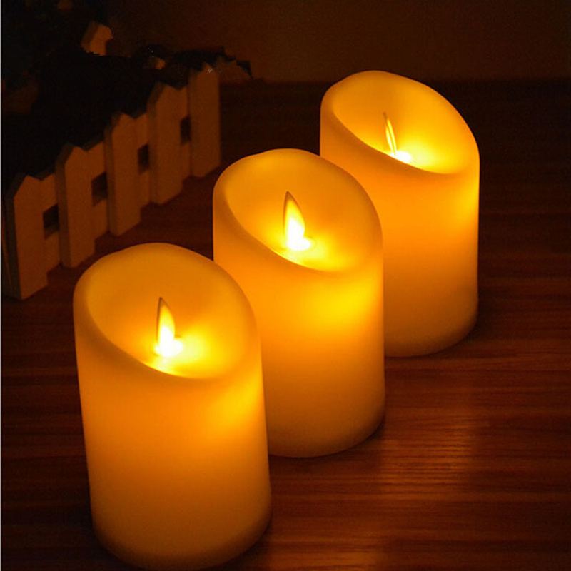 LED swing candle electronic candle light flame swing high simulation