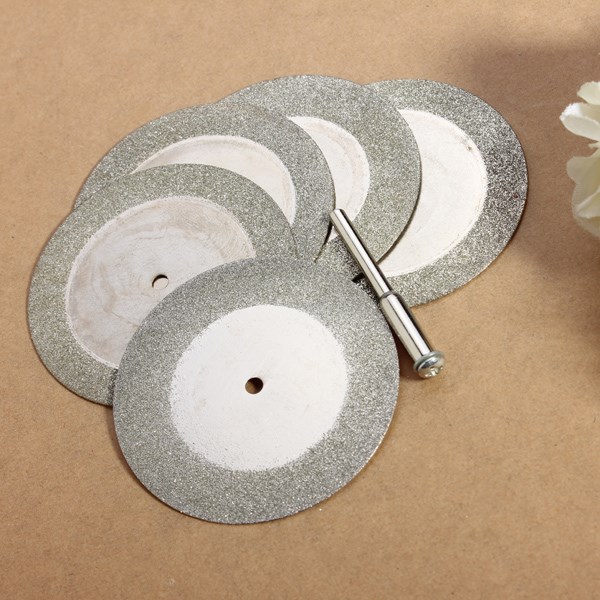 Wholesale Price 5pcs 50mm Diamond Cutting Discs Drill Bit For Rotary Tool Dremel Stone Blade