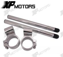 New Arrived 36mm CNC Clip Ons Riser Handlebars 1 Raised Universal Fit For 36mm Motorcycle Forks