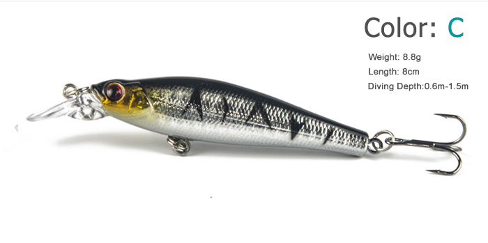 Super Price <font><b>fishing</b></font> tackle 3D eyes Minnow <font><b>fishing</b></font> lure 5pcs/lot <font><b>fishing</b></font> bait Free shipping 8.5cm 8g Super Price <font><b>fishing</b></font> tackle 3D eyes Minnow <font><b>fishing</b></font> lure 5pcs/lot <font><b>fishing</b></font> bait Free shipping 8.5cm 8g