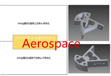 3D aksesoris printer Bagian RepRap Rostock Kossel mini K800 DIY bingkai perakitan Paduan aluminium sudut fitting