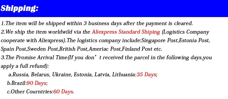 03shipping(aliexpress standard shipping)
