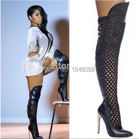Lace Up Knee High Fashion Boots Lace Up Knee High Fashion Boots