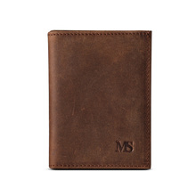 Free shipping hot sell Men Genuine Leather Wallet Business Casual Credit Card ID Holder money card