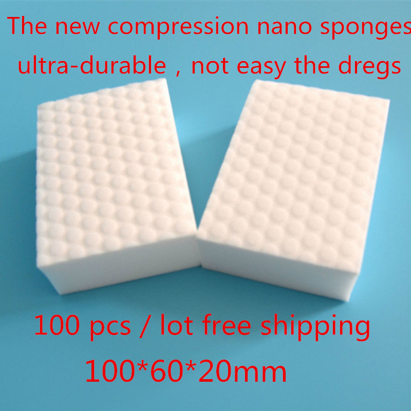 30 pcs/lot Compression nano sponges White Magic Sponge Eraser Melamine Cleaner,multi-functional Cleaning 100x60x20mm Wholesale