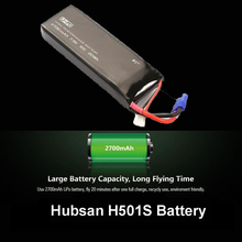 Hubsan H501S Batteries RC Drone Quadcopter Lipo Battery 7.4V 2700mAh 10C For Hubsan H501S X4 H501C Batteria Airplane Spare Part