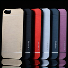 2015 Cheapest Mobile Phone Accessories in Aliexpress High Quality Innner PU and Outer Aluminum Hard Case