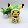 New Cosplay Pikachu Plush Toys for Children Cute Kawaii Snowman Christmas Gift Toys Pikachu Stuffed Animals