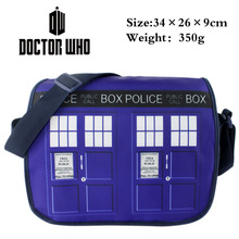 2016 Cartoon Bag Doctor Who Messenger Shoulder Bag Sling Pack School Bags Canvas Bags