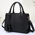 Delicate Woven Pattern Concise Solid Color Retro Sweet Ladies Shoulder Bag Vintage Tassels Designer Cheap Knitting