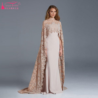 Arabic Evening Prom Dress Elegant Mermaid Dress African Wedding gowns 2016 vestido de festa robe de
