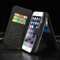 2016 Fashion Authentic Leather Case Cover For iPhone 6s Celular CaseMe Card Slots Wallet Purse Phone