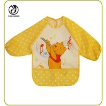 Fashion Waterproof Baby Bibs Long Sleeve Wear Cartoon Cute Bibs Toddler Infant Cloth Feeding Baby Waterproof Bibs Baberos Bebes