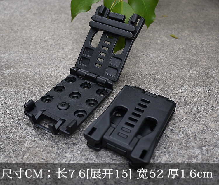 EDC Gear Multifunction belt clip K sheath can use for knife with K sheath torch light