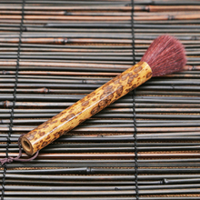 Bamboo pot brush pen Mei Luzhu root tea bamboo bamboo tea tray and wooden Kung Fu tea accessories