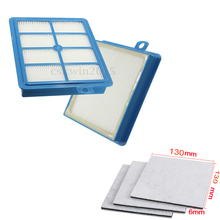2pcs replacement H12 hepa filter for Philip and 3pcs universal vacuum cleaner motor filter free shipping