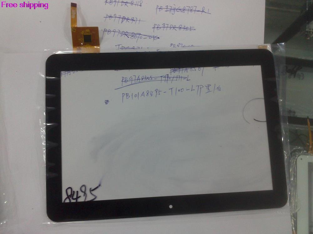 Free shipping 10pcs For Newman V10 10.1 inch capacitive touch screen multi -point touch screen, handwriting PB101A8495-T100-L