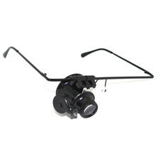 20X Glasses Type Magnifying Lens For Sigle Eye with LED Light