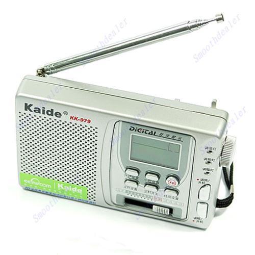  On Sale High Sensitivity Digital Portable FM MV SW 10 Band Radio Clock Drop Shipping