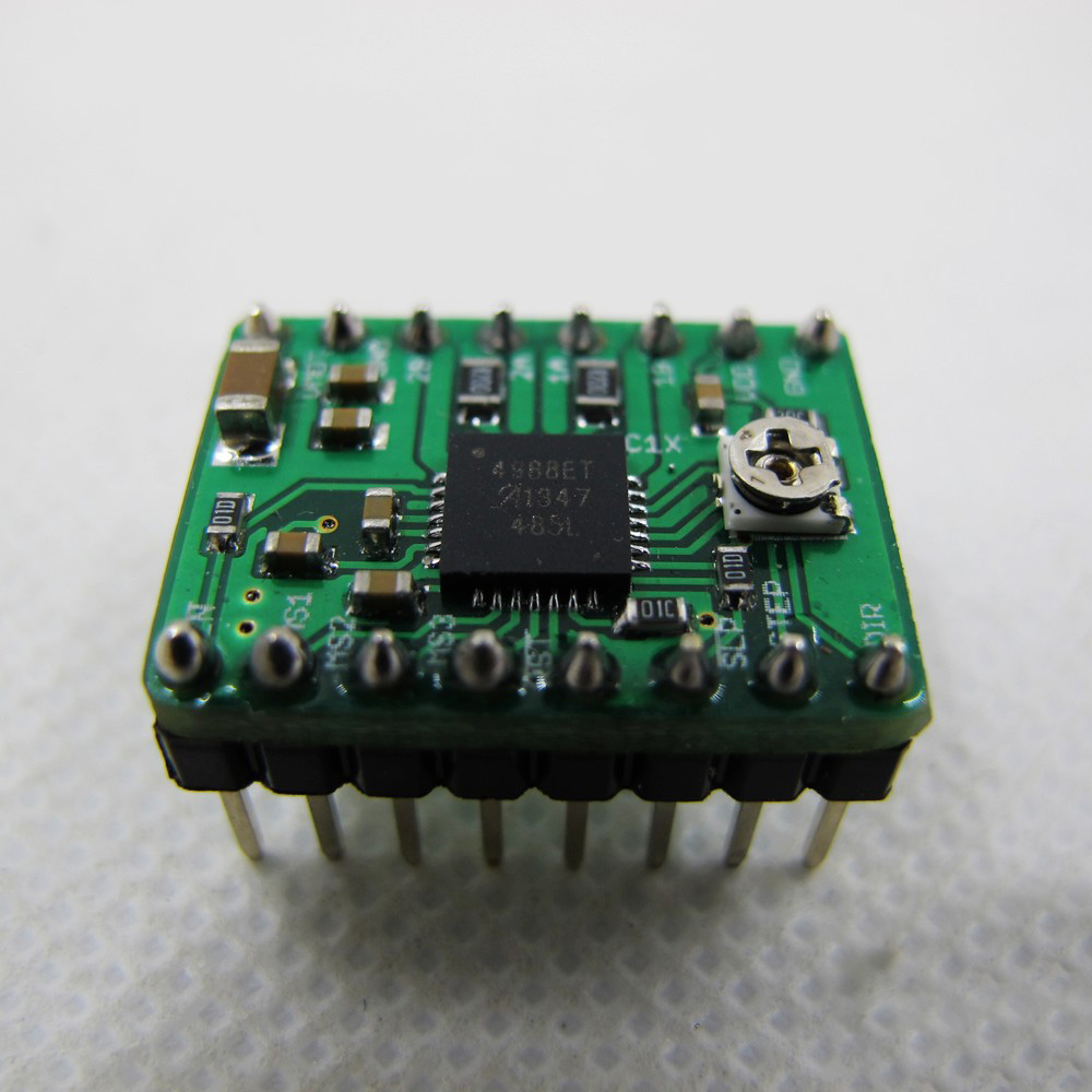 DIY 3D Printer Parts A4988 Stepping Motor Driver Reprap 3D Consumable 3D Printer Accessories Green Edition