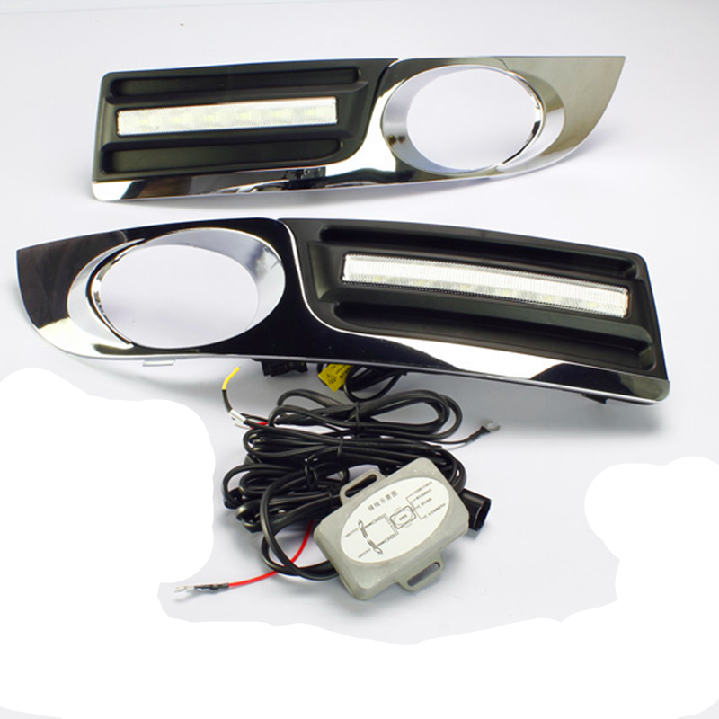 Car accessories LED DRL for Geely Emgrand EC8 2010 2011 2012 daytime running lights