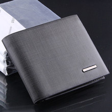 Genuine Leather Man Wallet 2014 New arrival brand design purse long fold wallets High Quality