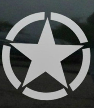 The US Army Star Sticker Car Styling Whole Body Decal for JEEP Toyota Ford Chevrolet Volkswagen