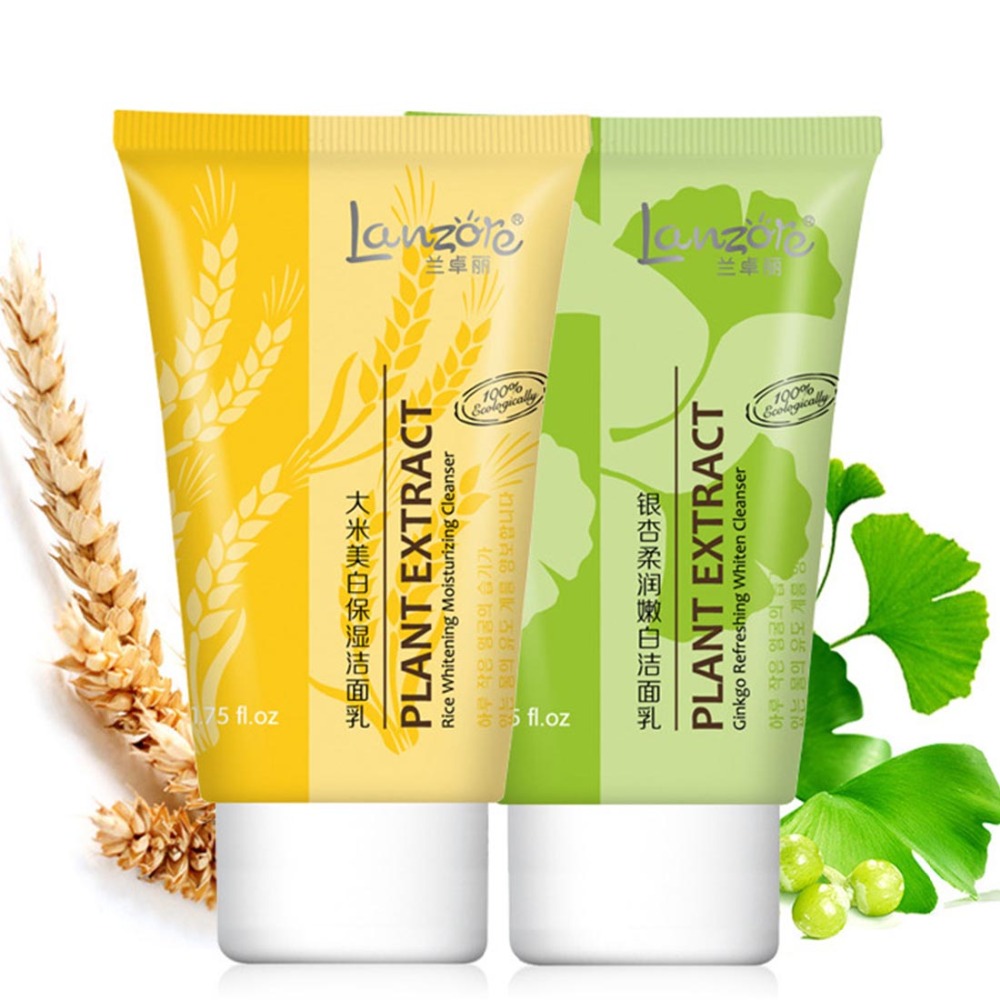 1pcs New arrival moisturizing whitening face cleanser whitening beauty