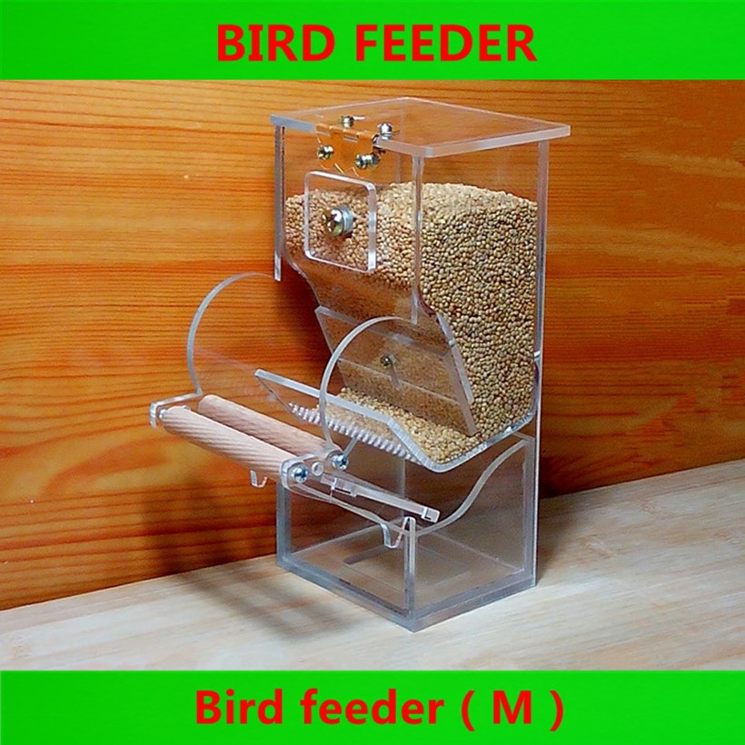 New Bird food containers Automatic Feeding Under the feeder S/M/L/XL Size
