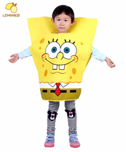 Kids SpongeBob costumes children Halloween costumes party cosplay Spongebob Children Clothing Sets New Year gifts Free shipping