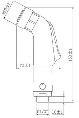 Description Picture 3 of itemThermostatic Bidet Faucets Mixers Taps + abs handheld shower +Shower Holder + Shower Hose BD198