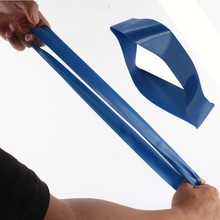Resistance Band Loop Exercise Super Heavy Pilates Blue Stretch Crossfit Gym 