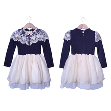 winter roupa meninas vestido tutu little girls dresses bow kids girl long sleeve princess casual dress for party wedding white